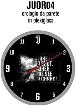 Giemme Articoli Promozionali - Juventus Round Wall Clock, Official Premiership Football Gift