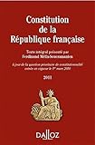 Constitution de la République Française 2011 - 9e éd.