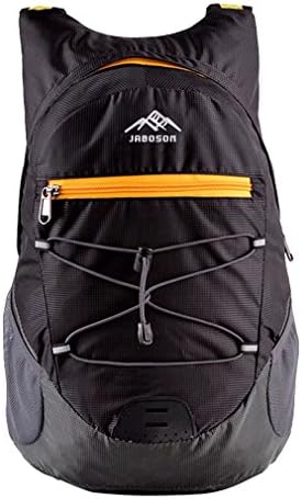 Foldable Backpack, Jayboson 20L Lightweight Foldable Backpack Rucksack Tear &amp; Water Resistant Nylon Handy Packable Carry on Trekking Rucksack Backpacking Bags for Outdoor Walking, Camping, Traveling, Cycling, Holiday, Daypacks (Black)