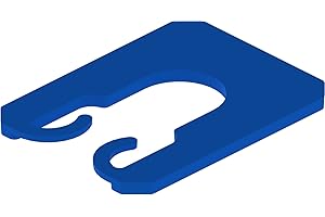 INNONEXXT Distanziatori Premium | Spessori, distanziali, piastre in plastica, blocchi, piastre di compensazione | resistente agli agenti atmosferici | 2 mm, 200 pezzi, 60 x 45 mm