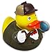 Produktbild HC-Handel 914137 Vinyl Badeente Detektiv Gummiente 9 cm