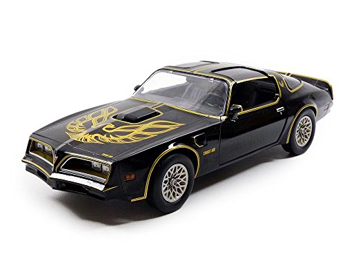 Greenlight Collectibles - 19025 - Fahrzeug Miniatur - Pontiac Firebird - Smokey and The Bandit 1 - 1969, schwarz, Maßstab 1/18