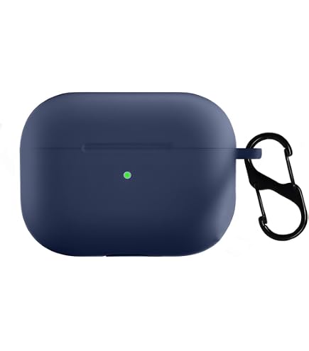 KACA Silicone Soft Case Cover with Keychain for Airpods Pro 2 Case
