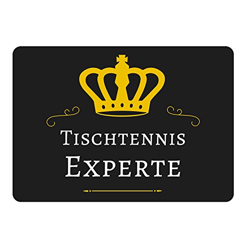Preisvergleich Produktbild Mousepad Tischtennis Experte schwarz