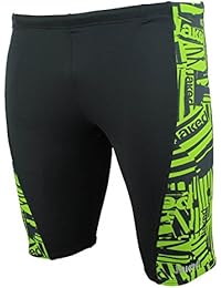 Jaked Mens Zebra Jammers - Green Size 34