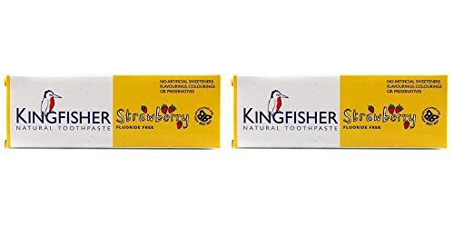 (2 PACK) - Kingfisher Children'S Strawberry Toothpaste | 75ml | 2 PACK - SUPE...