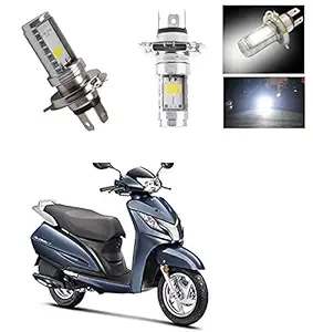 Olmeo H4 Double Side LED High Beam Low Beam - for Honda Activa 125 Bike