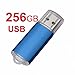 Produktbild New. Sleek blau 256 GB Marke New USB 2.0 Daumen Pen Flash Drive Memory Stick Storage