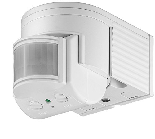 Preisvergleich Produktbild IR Aufputz Bewegungsmelder IP44 180° weiss