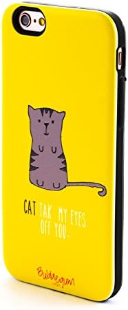 BubbleGum Cases for iPhone Models Genuine FUNNY CARTOON ANIMALS Hard Back Cover (iPhone 5 5s se, Cat) … …