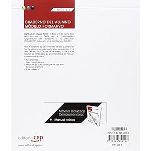 Cuaderno del alumno. Distribución capilar (MF1012_3). Certificados de profesionalidad. Organización del transporte y la distribución (COML0209)