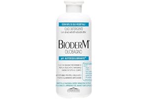 BIODERM BIODERMOCOSMETICI Bioderm Olio Bagno - Olio Doccia Delicato per Pelli Molto Secche, Sensibili e Particolarmente Impoverite - Idrata Deterge Nutre - Profumo Delicato - Ideale per Neonati, Bambini, Adulti, Anziani -500ml