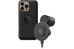 Quad Lock Uchwyt na telefon samochodowy na kratkę nawiewu z głowicą ładowarki bezprzewodowej MAG V2 i etui MAG na iPhone 16 Pro Max