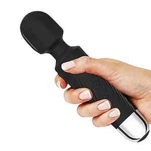 BICHI ENS Handheld Personal Massager for Women,Cordless Waterproof Percussion Massager with 20 Modes, Perfect Birthday Anniversary Gift to Couples Friends for Back Rechargeable Personal Body Massager for Women & Men - Waterproof-Long Battery