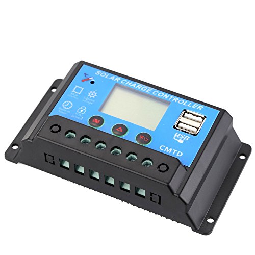 20A 12V/24V solar Laderegler LCD 2 USB - 8
