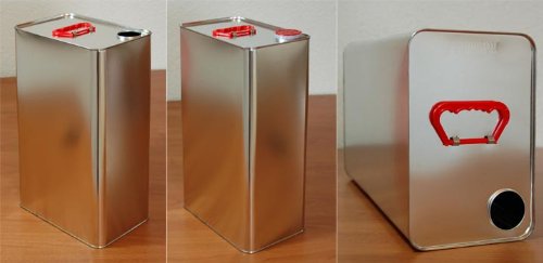 Weißblechkanister 12 Liter eckig - 2