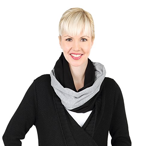 be! Mama 2in1 Stillschal WRAP SOUL aus Baumwolle, Stilltuch für diskretes Stillen, Halstuch, Wendeschal – Farbauswahl - 3