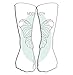 Produktbild ouyjian Outdoor Sports Men Women High Socks Stocking Butterfly Print Isolated Vintage Bright Tile Length 19.7"(50cm)