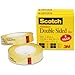 Scotch 665-2PK 665 Double-Sided Office Tape, 1/2 Inch x 900 Inches, 1-Inch Core, Clear, 2/Box RS.1592.00