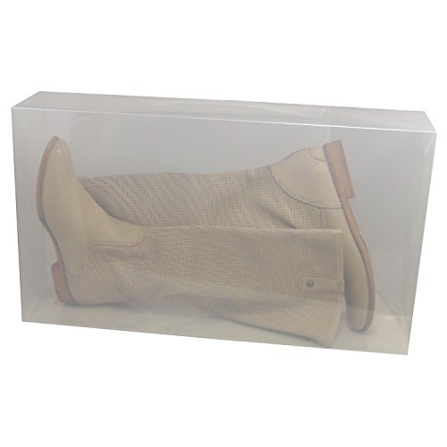 8x DynaSun PP384 Schuhbox Schuhkasten Lagerkasten Box Schuhschachtel für Aufbewahrung Stiefel faltbare Halter für Damen und Herren - 3