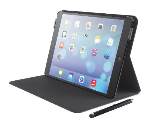 Trust Stile Folio und Stand mit stylus für Apple iPad Air schwarz