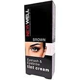 New Well Kaş ve Kirpik Boyası Tint Cream, Siyah ve Kahverengi, 15 ml, Uzun S&uuml;re Kalıcı, Doğal G&ouml;r&uuml;n&uuml;m (KAHVERENGİ)