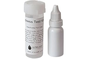 ULTRA SOFT WATER Water Hardness Test Kit for Water Softeners, Drinking Water & Water Testing, Drop by Drop Reagent Test Kit with Reading in PPM (Parts Per Million)