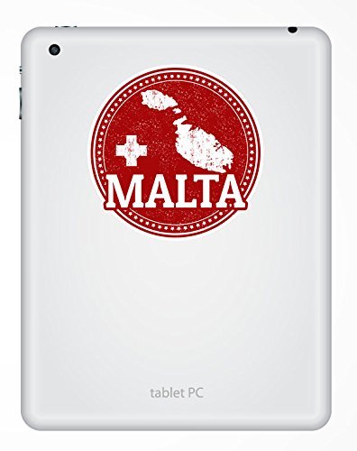 2 x Malta Vinyl Aufkleber Aufkleber Laptop Reise Gepäck Auto Ipad Schild Fun # 4285 – 10cm/100mm Wide - 3