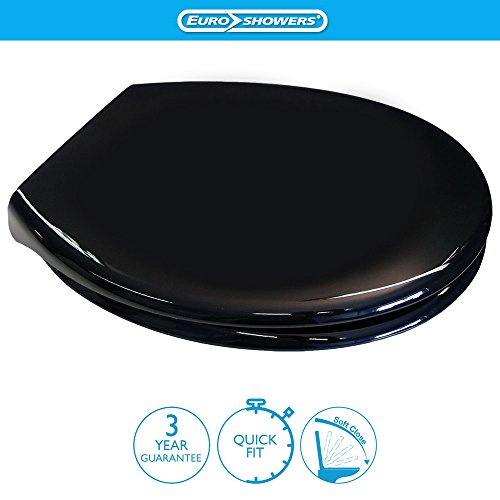 Buy Quick Fit Toilet Seat Top & Bottom Fix Easy to Remove Soft Close
