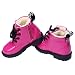 Cute Infant Baby shoes Ouneed® Leather Toddler Girls Boys Casual Flat Pumps Ankle Boots Snow Shoes (UK 6.5, Hot Pink)