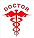 i see 360 Reflective RED Doctor Decal 2nos / Sticker for any Car RS.60.00