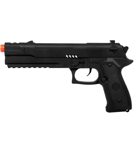 Pistola Giocattolo F.B.I. Per Costume Carnevale - Lunghezza 28 Cm, Accessorio Travestimento