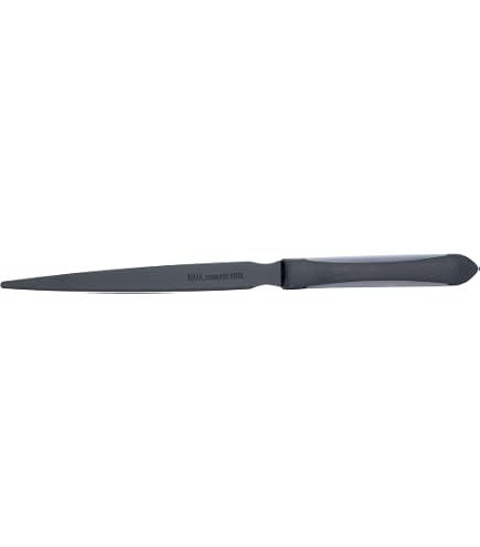 Graf Von Faber-Castell Letter Opener – Elegant Black With Leather-Grip Handle