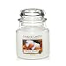 Produktbild Yankee Candle Fireside Treats, Kerze, Glas, Weiß, 9,9 x 9,9 x cm, 1 Einheiten