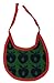Smafolk Bib with Small Apples Bib (Green, One Size)
