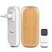 Produktbild Drahtlose Türklingel, Homecube Tragbare Türklingel 52 Chime / über 984 Ft Reichweite / 1 Push Button mit 2 Plug-In Receiver 4 Lautstärke