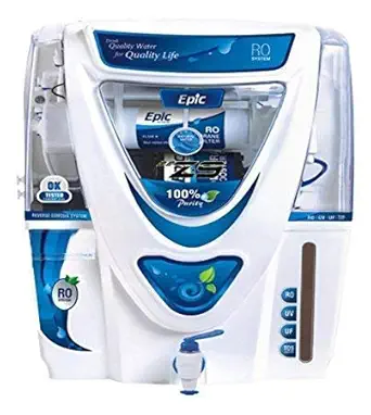 Aquafresh Epic RO+UV+UF+TDS with Mineral Cartridges Water Purifier, 15 L, Multicolour