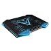 Produktbild Sguan-wu Portable USB Einstellbarer Winkel Laptop Cooling Pad Wärmeableitungslüfterkühler - Schwarz + Blau