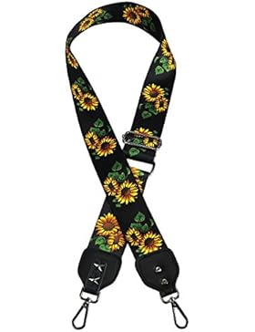 Faleto Breite 5cm bunt Schultergurt Taschengurt Schulterriemen Umhängegurt für alle Schultertaschen, Tragetaschen...