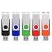 Produktbild KEXIN USB Stick, 5 Bunt USB-Stick 32GB Stück Speicherstick 2.0 Mini Flash-Laufwerk Memory Sticks (Schwarz Rosa Blau Grün Orange) (32GB*5PCS)