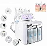 AMCARES 6 en 1 Eau Hydrogène Oxygène Beauté Machine Hydro Dermabrasion Nettoyer Visage Faciale Peau Soins Jet Peler Machine Professionnel Peau Rajeunissement Petit Bulle Dispositif