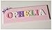 Childrens Name Plaque / Childrens name sign Personalised handmade wooden letters - Pastel mix (LETTERS 1-4)
