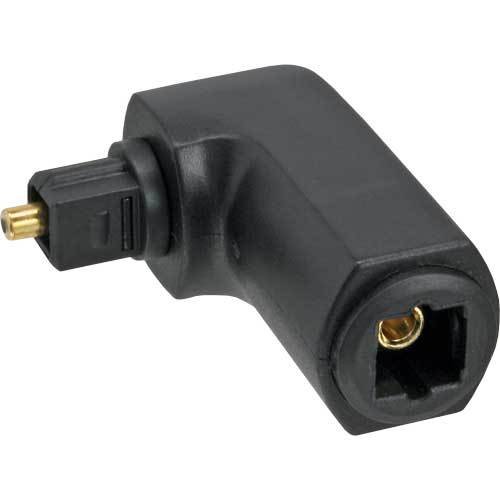 Preisvergleich Produktbild Winkel Adapter Toslink Stecker >Toslink Buchse - abgewinkelt