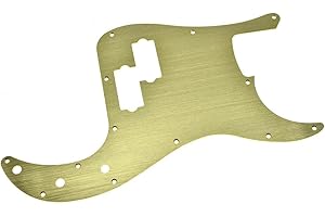 KAISH Battipenna a 13 fori in metallo anodizzato in alluminio anodizzato P Bass Style American Modern Style Standard Bass Pick Guard per Precision P Bass Gold