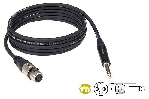 Preisvergleich Produktbild M1FP1-0300 3m Mikrofonkabel Klinke-XLR female