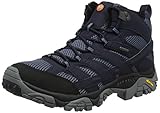 botas gore tex hombre outlet Revestimiento: Malla Merrell Moab 2 Mid GTX, Botas de Senderismo para Hombre, Azul (Navy), 43.5 EU