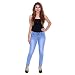 FNocks Casual Ankle Length Slim Fit Women Jeans (ICE BLUE & DARK GREY) 28 30 32 34 RS.699.00