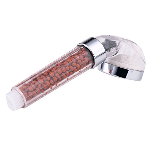 7 Farbe LED-Lichter Farben ändern Duschkopf, Badezimmer Duschkopf mit Luft Turbo Hochdruck-Spa-Duschkopf Negative Ionische Filter Spray Sprinkler Handdusche Kopf - 3