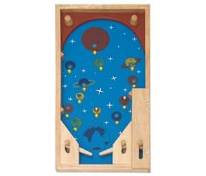 LNSYSNS Holz Flipperautomat - Kinderspielzeug Mit 10 Glaskugeln