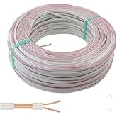 10 metre Elektrik Hoparl&ouml;r Kablosu, 2x0,75 &Ccedil;iftli Kablo, Tesisat Kablosu, Beyaz